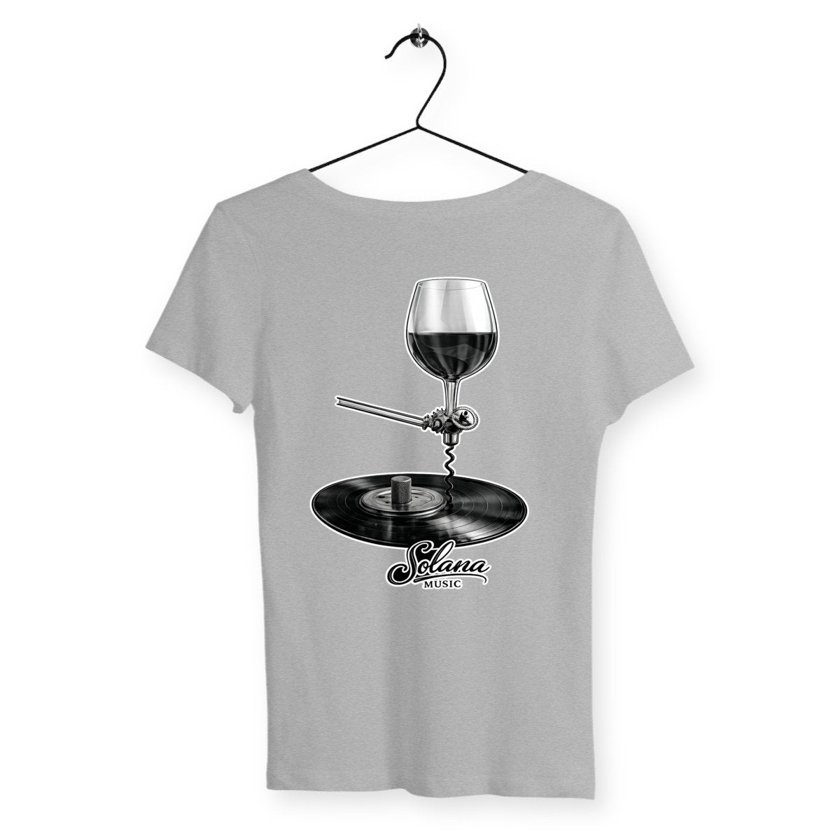 T-shirt Femme Solazique - dos_gris