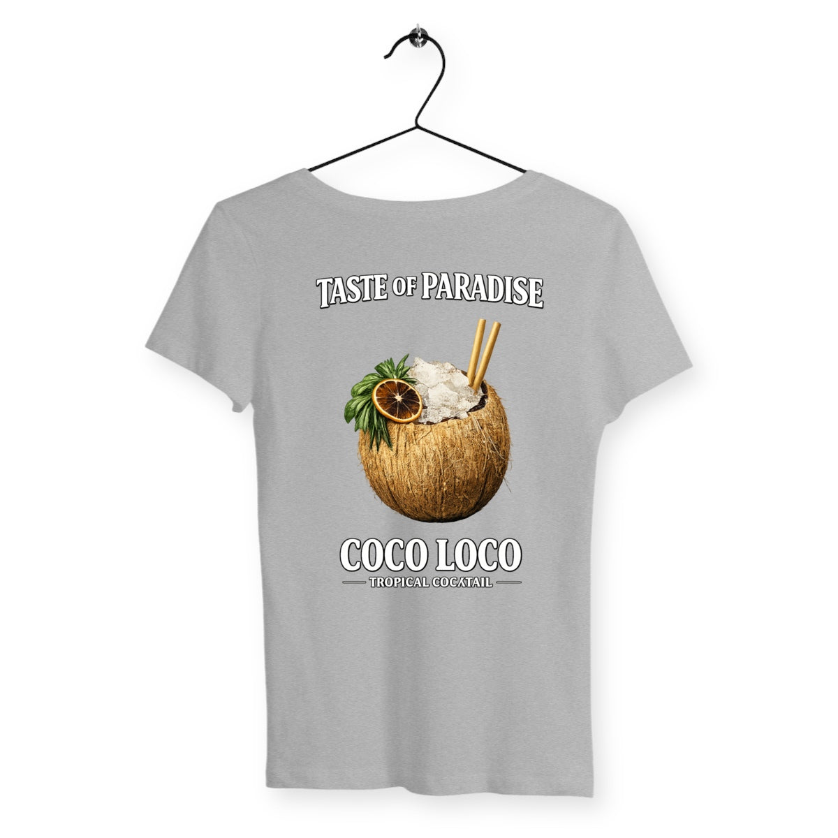 T-shirt Femme Coco Loco - dos_gris