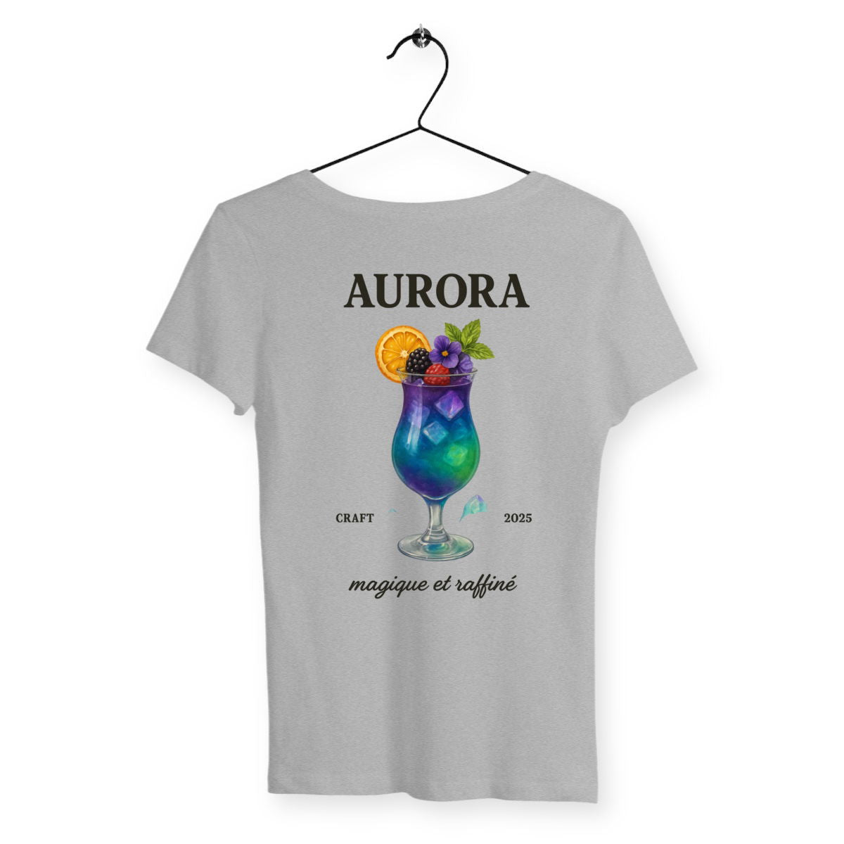 T-shirt Femme Aurora - dos_gris