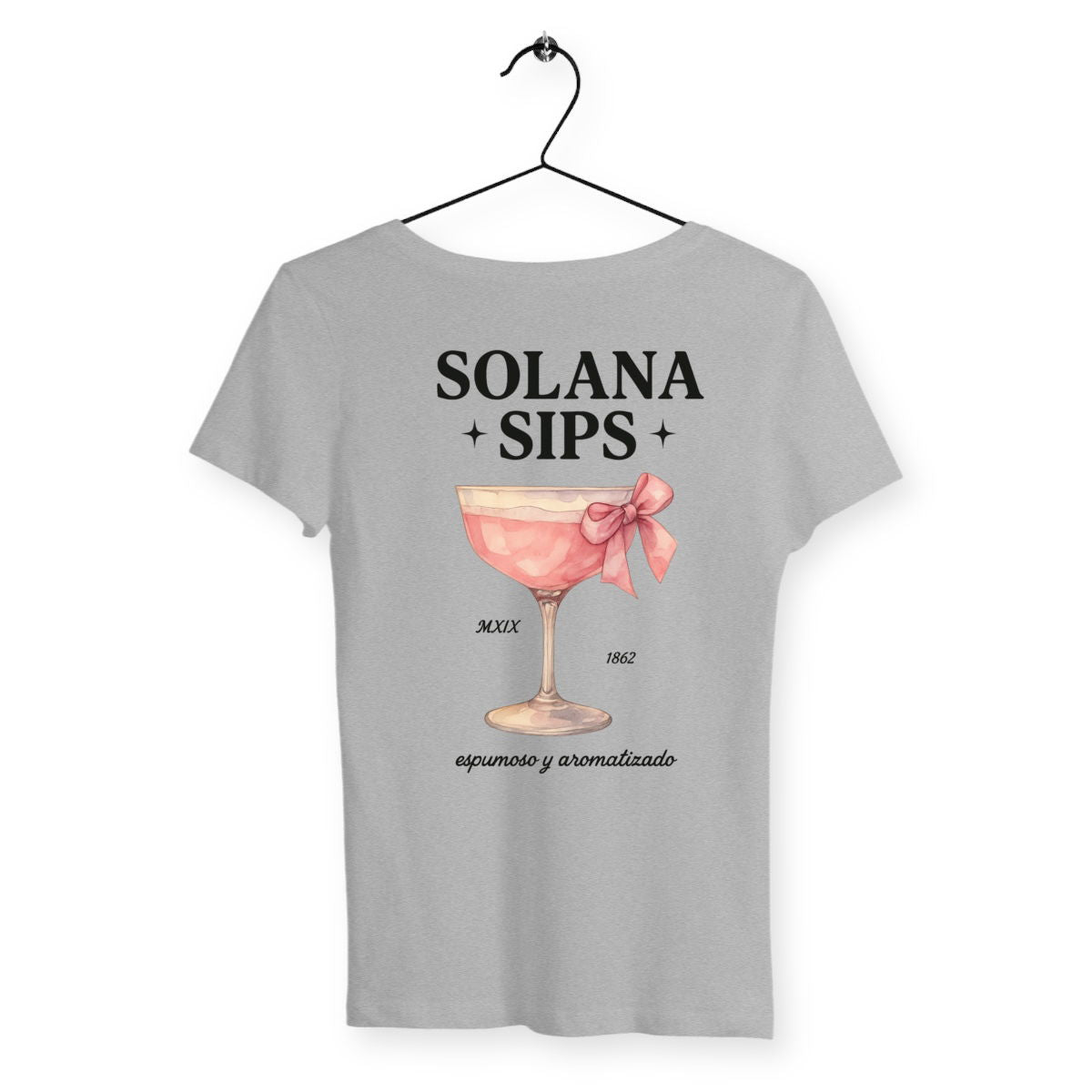 T-shirt Femme Sips - dos_gris