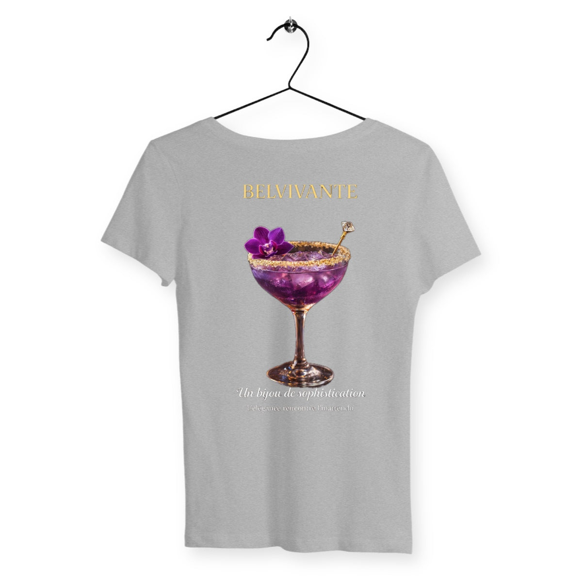 T-shirt Femme Belivante - dos_gris