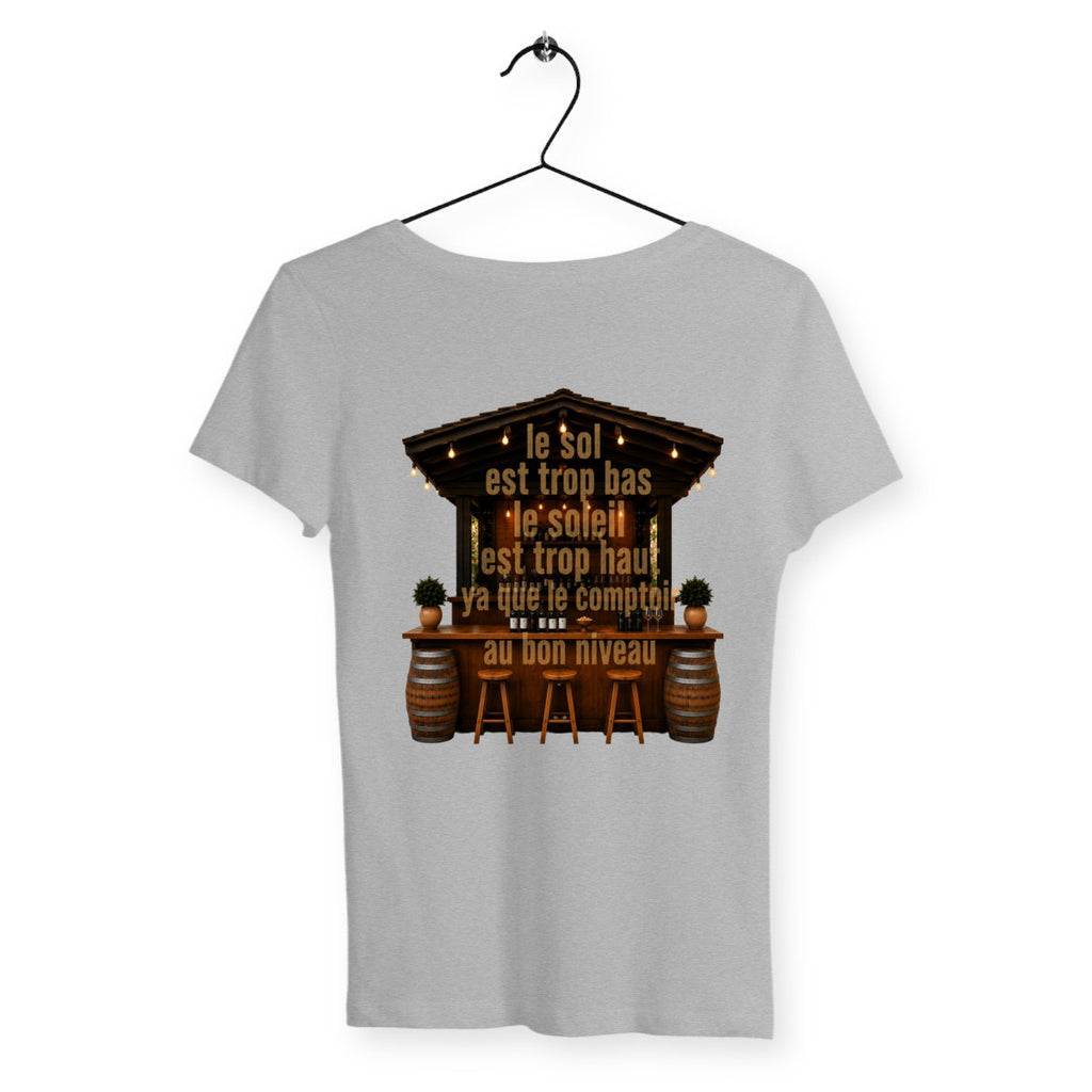 T-shirt Femme Bodega - dos_gris