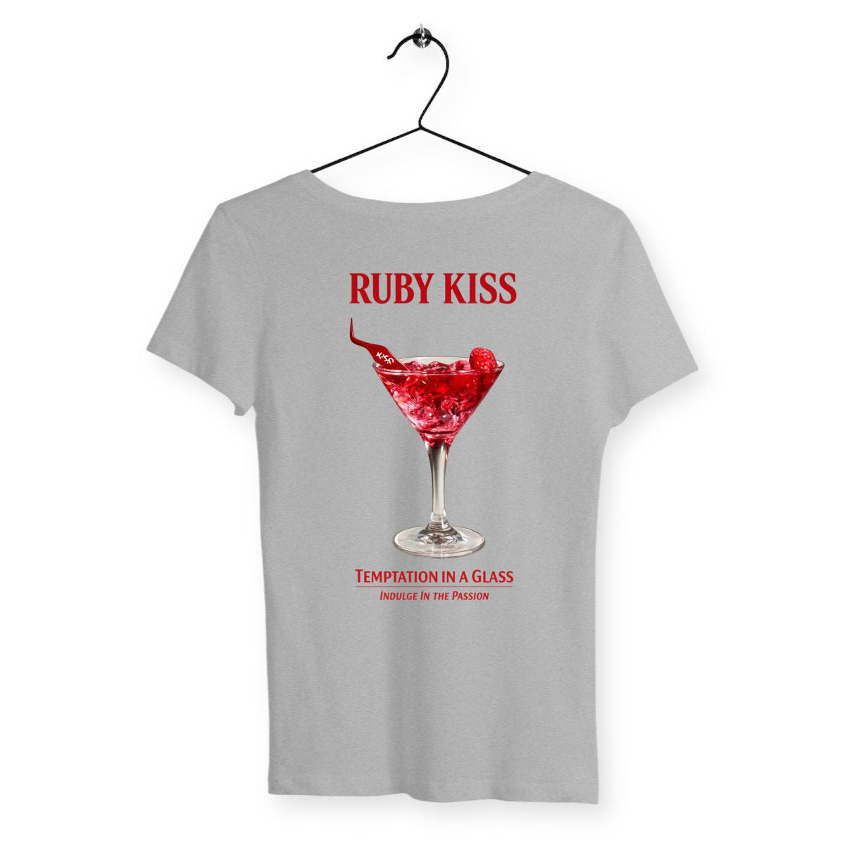 T-shirt Femme Ruby Kiss - dos_gris