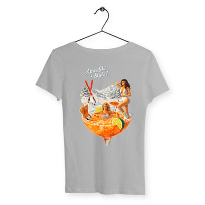 T-shirt Femme Après ski - dos_gris