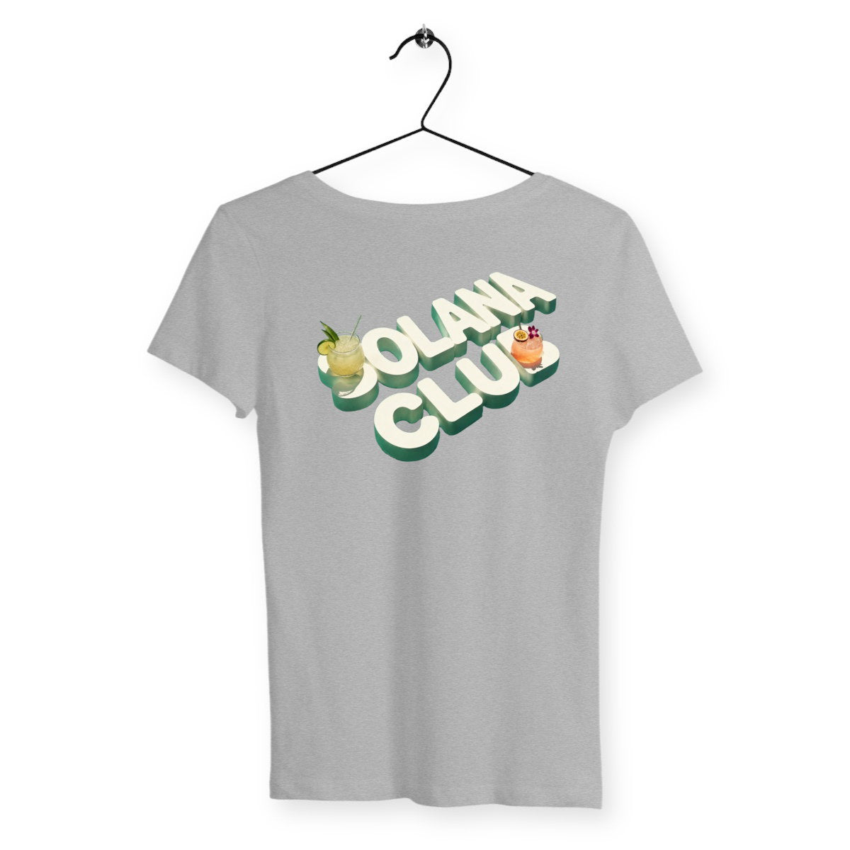 T-shirt Femme Beach - dos_gris