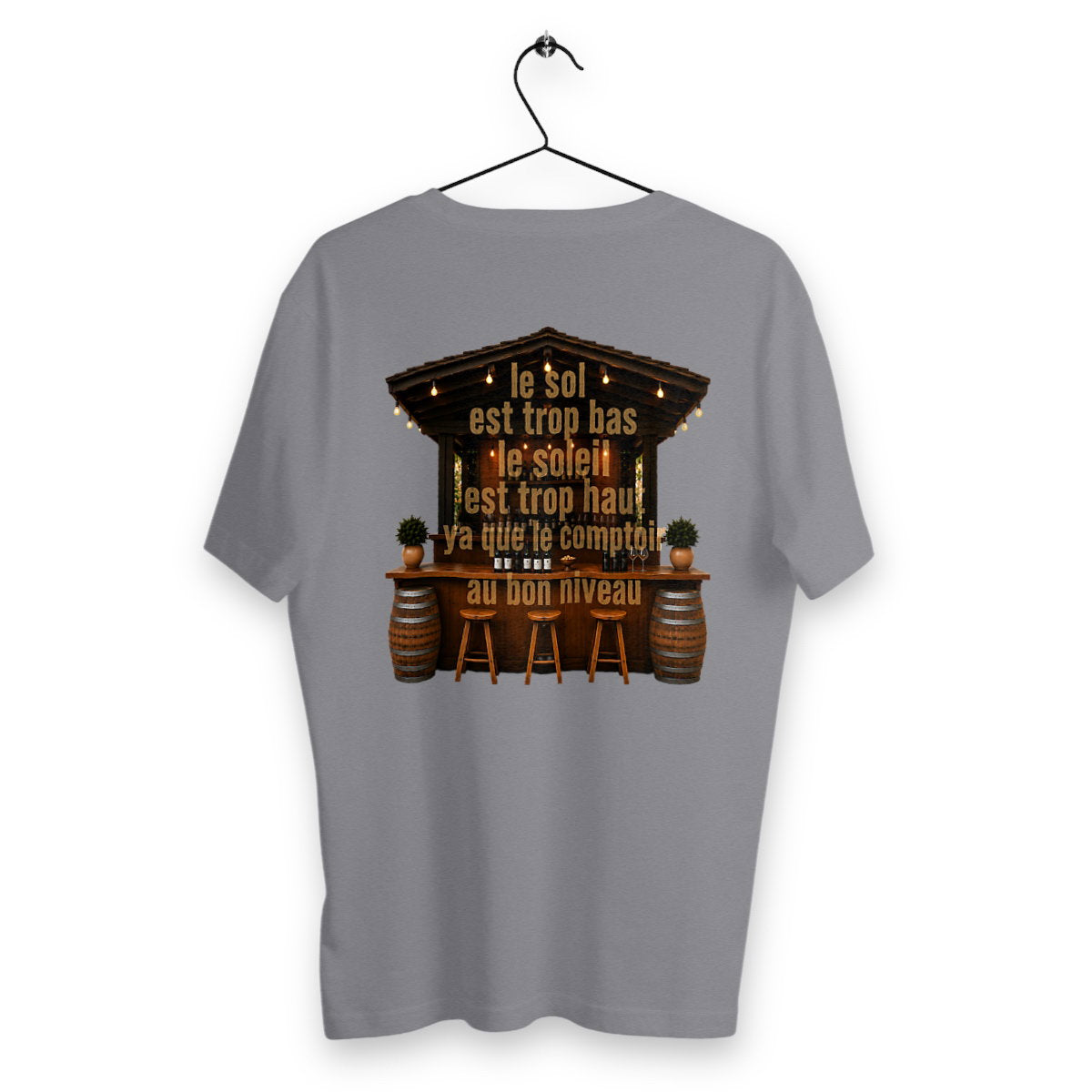 T-shirt Homme Bodega - dos_gris
