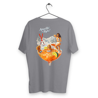 t-shirt Homme Après ski - dos_gris