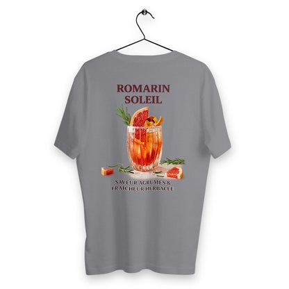 T-shirt Homme Romarin Soleil - dos_gris