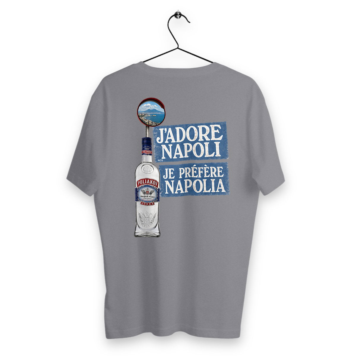T-shirt Homme Napolia - dos_gris