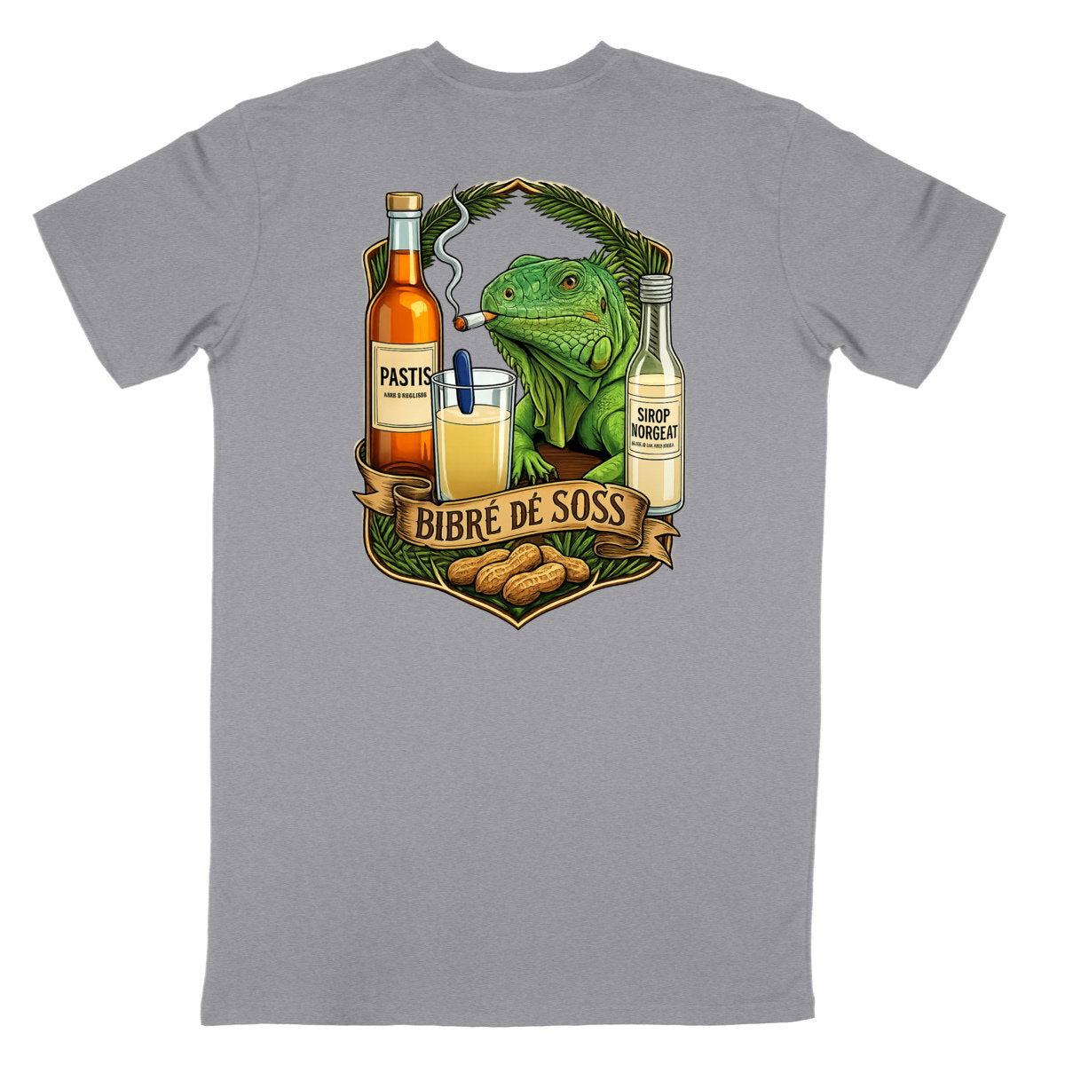 T-shirt Homme Bibré de soss - dos_gris