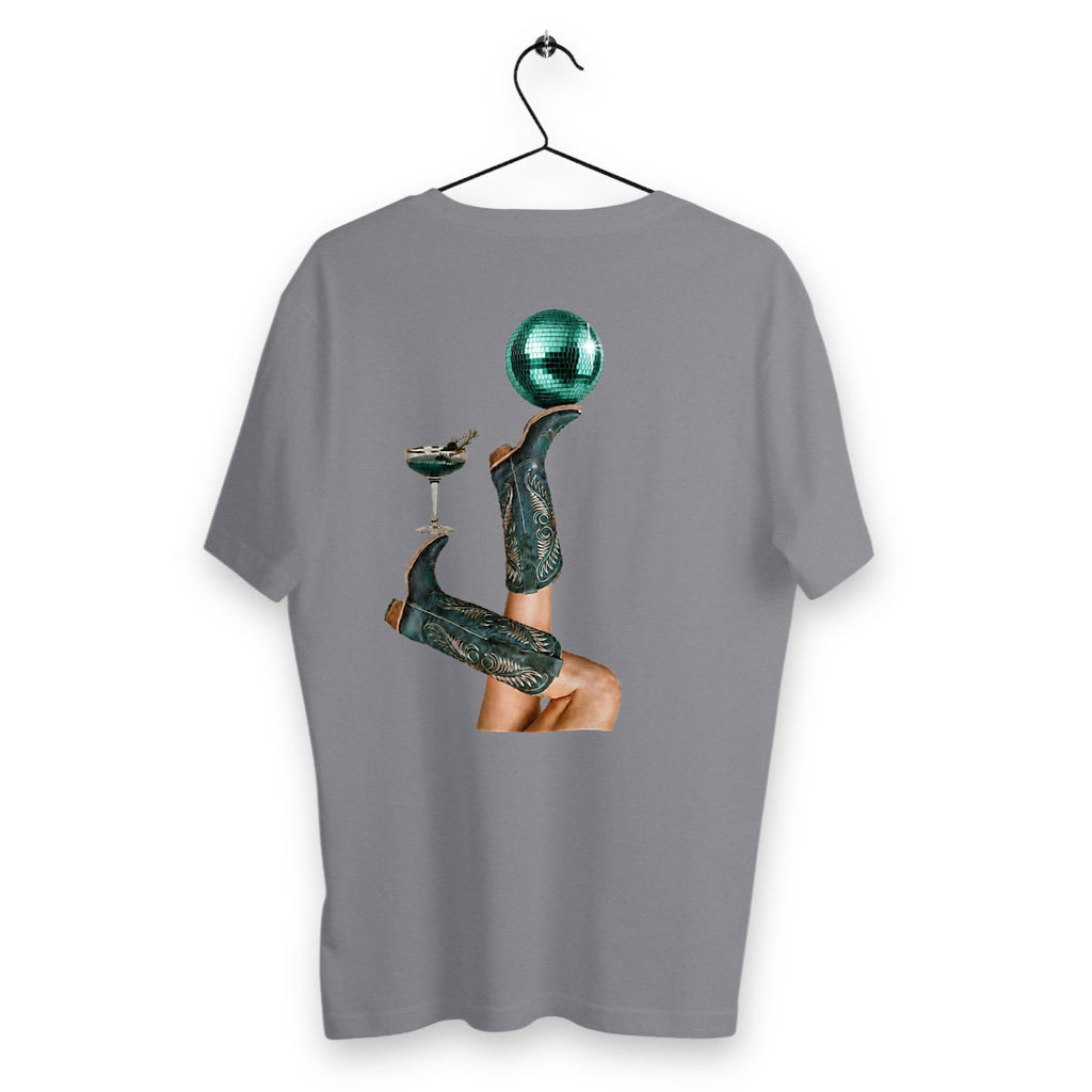 T-shirt Homme Émeraude - dos_gris
