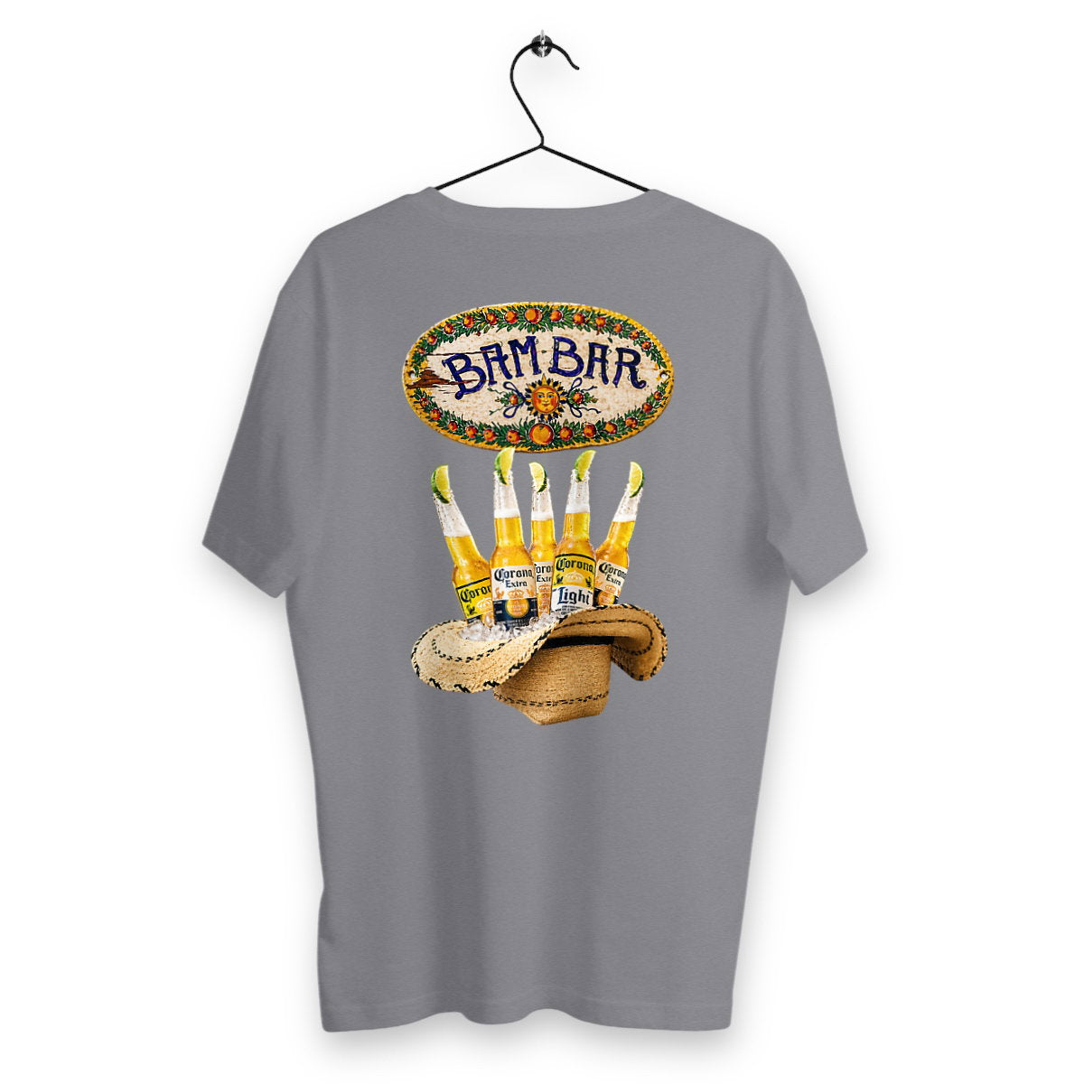 T-shirt Homme Bam Bar - dos_gris
