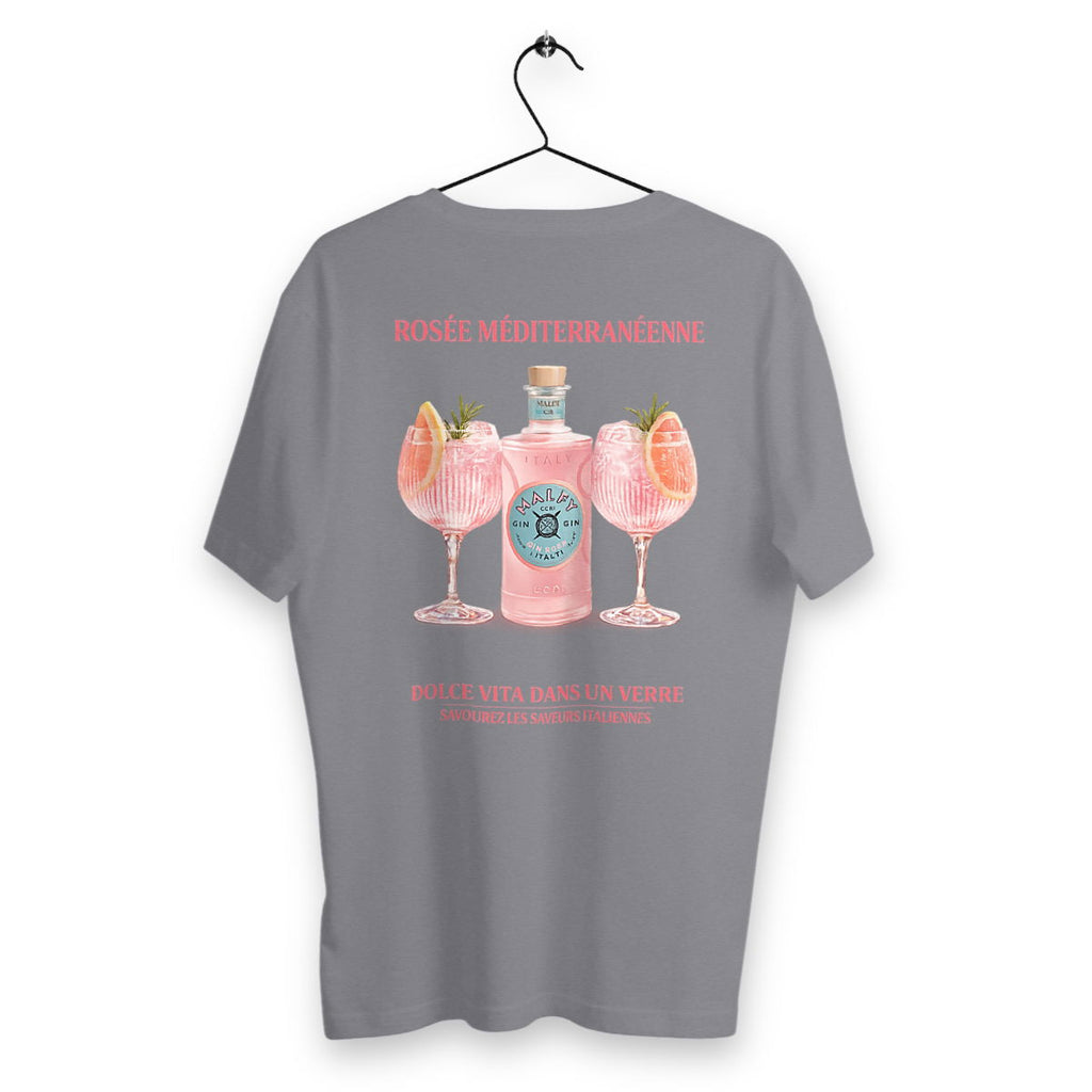 T-shirt Homme Rosée Méditerranéenne - dos_gris