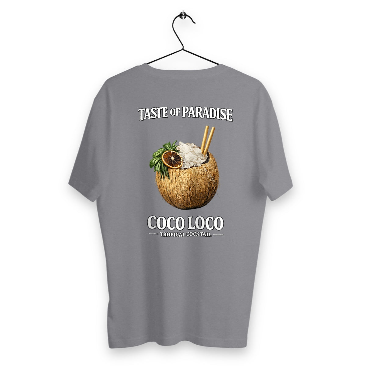 T-shirt Homme Coco Loco - dos_gris