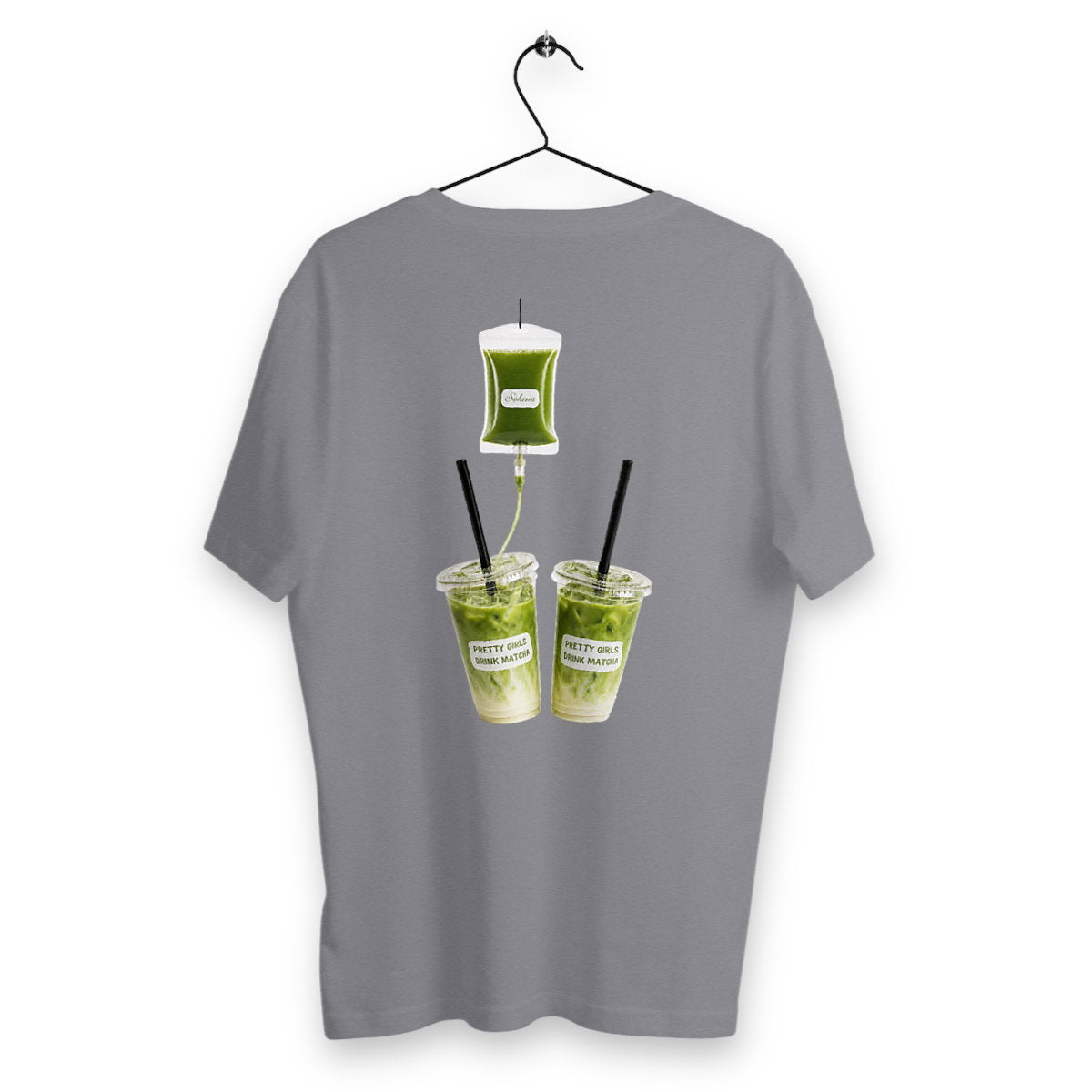 T-shirt Homme Matcha - dos_gris