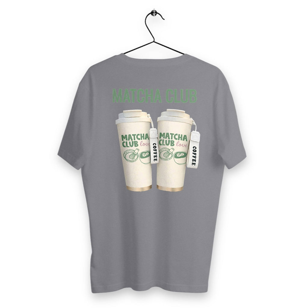 T-shirt Homme Matcha club  - dos_gris