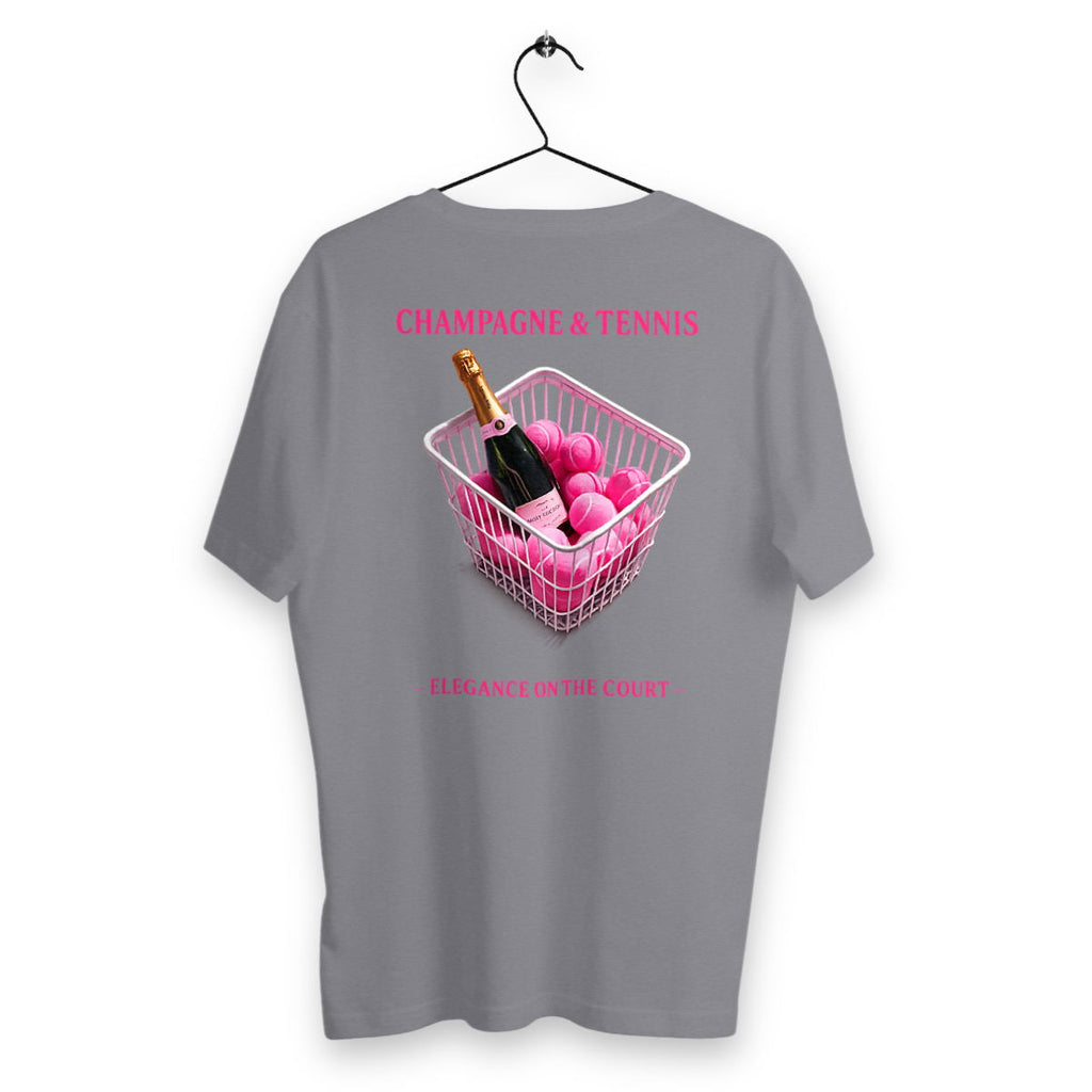 T-shirt Homme Champagne & Tennis - dos_gris