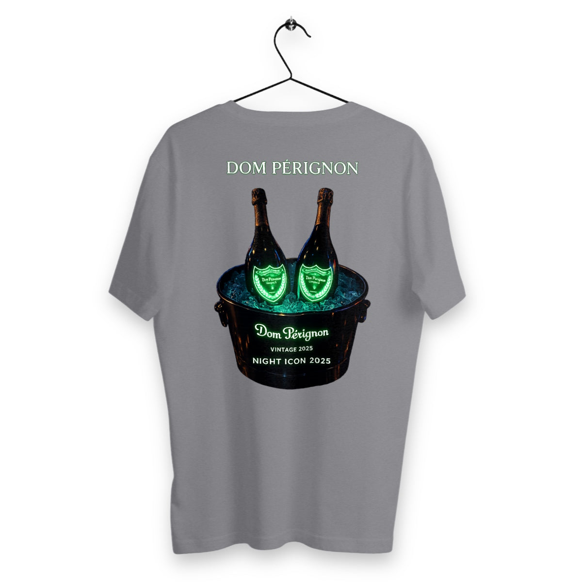 t-shirt homme dom pérignon - dos_gris