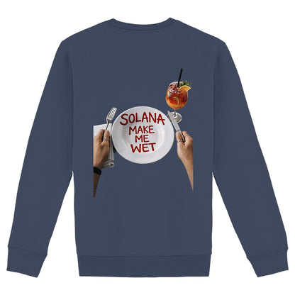 Sweat Solassiette Unisexe - dos_marine