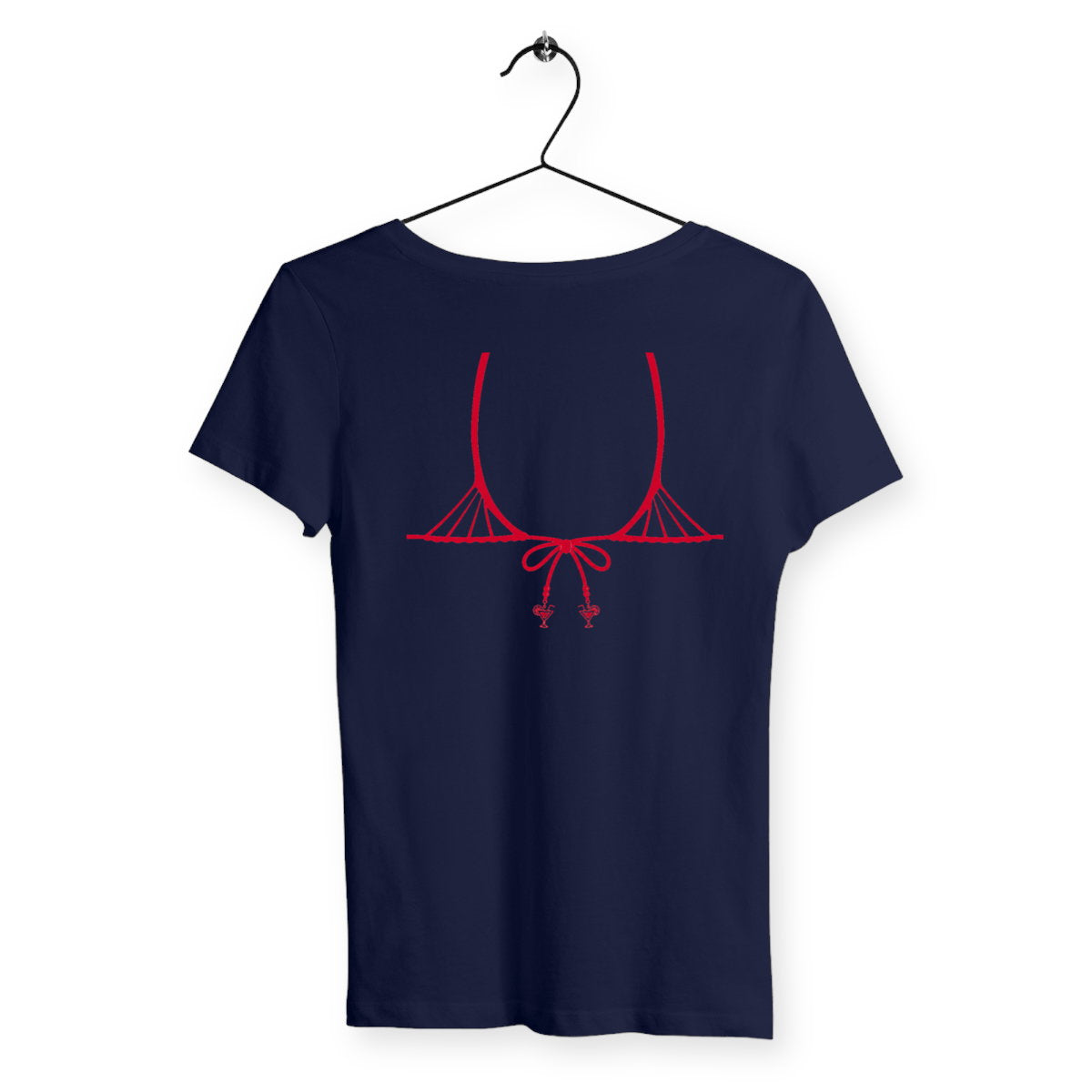 T-shirt Femme Bikini - dos_marine