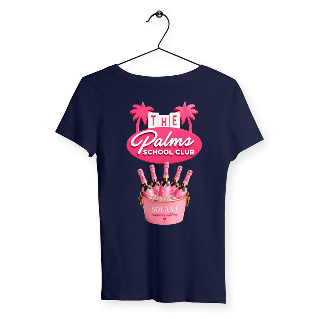 T-shirt Femme School Club  - dos_marine