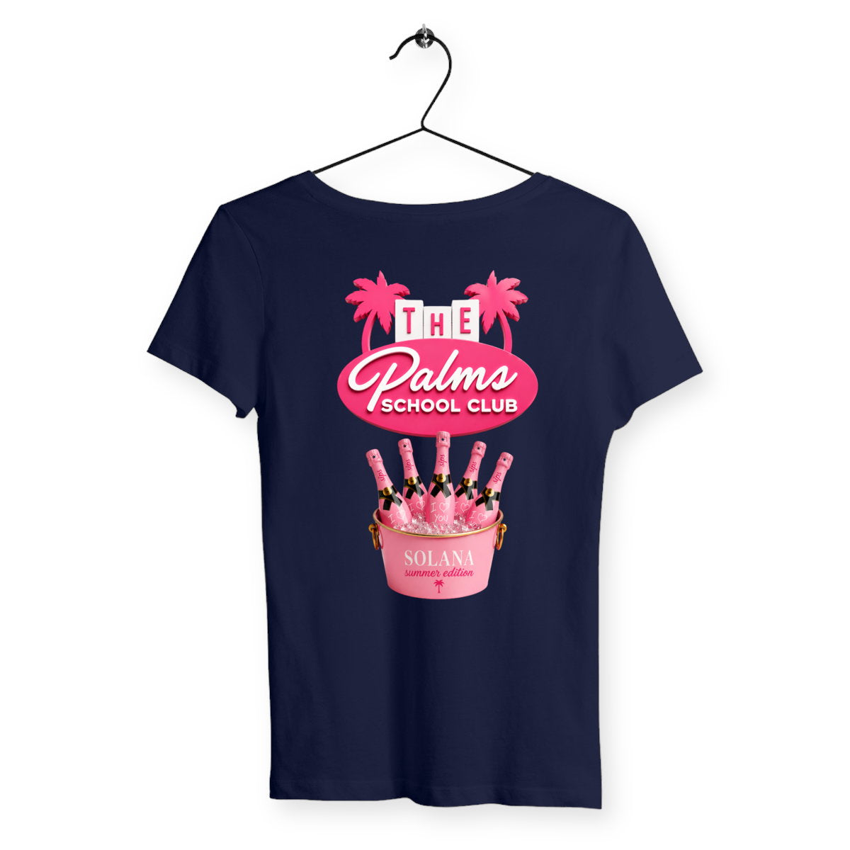 T-shirt Femme School Club  - dos_marine