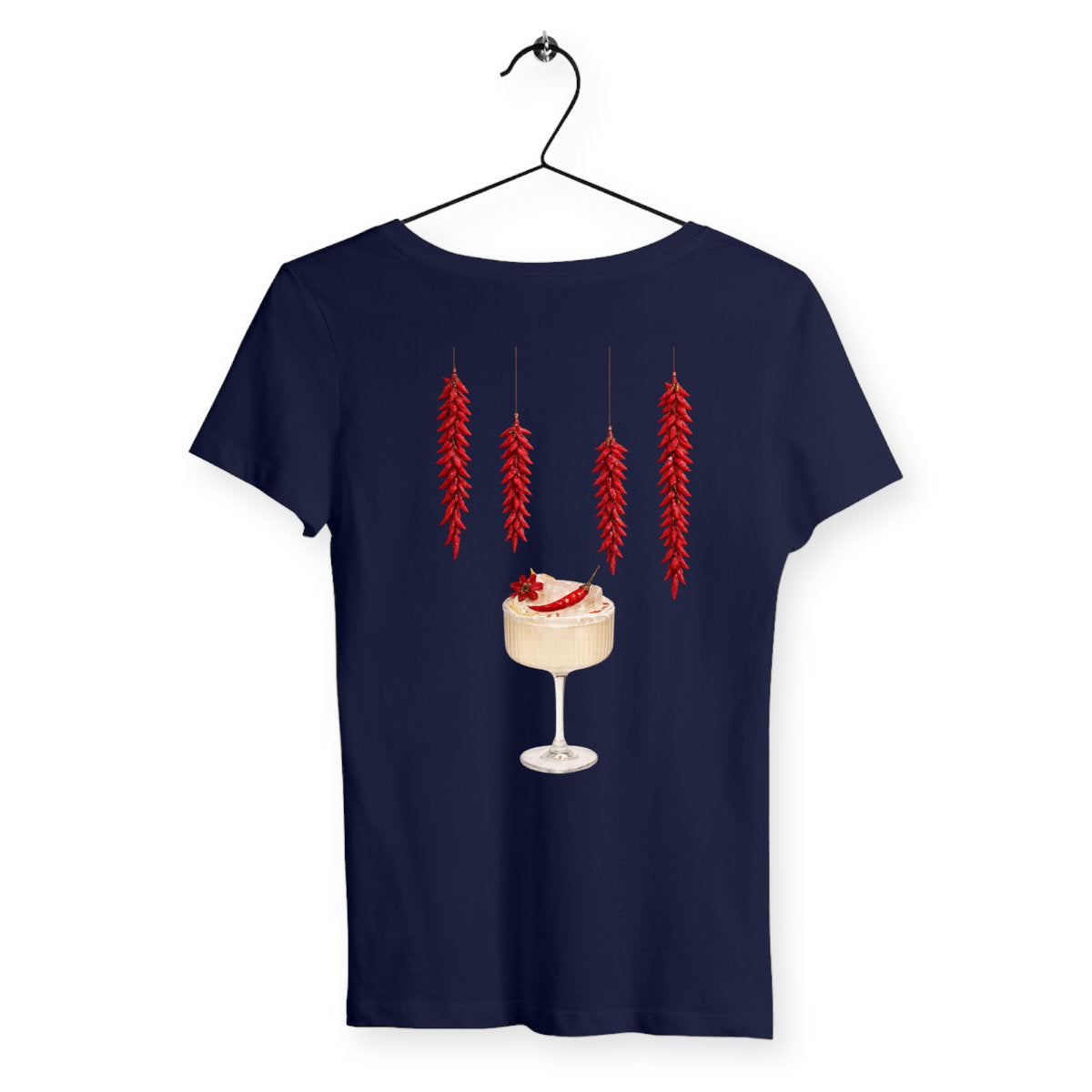 T-shirt Femme Pimenté - dos_marine