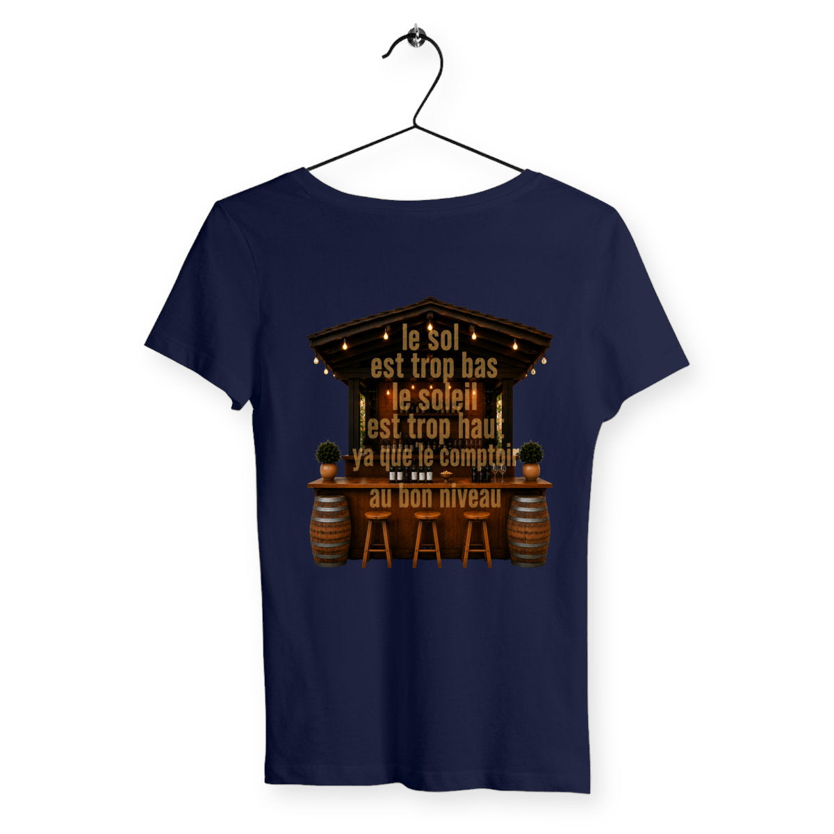 T-shirt Femme Bodega - dos_marine