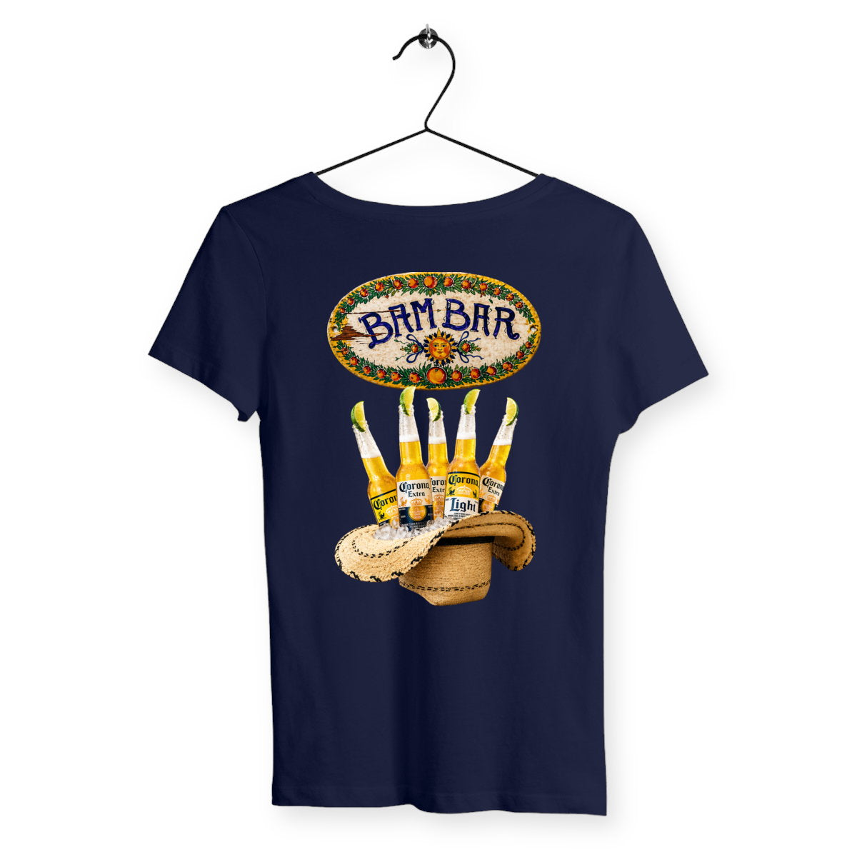 T-shirt Femme Bam Bar - dos_marine