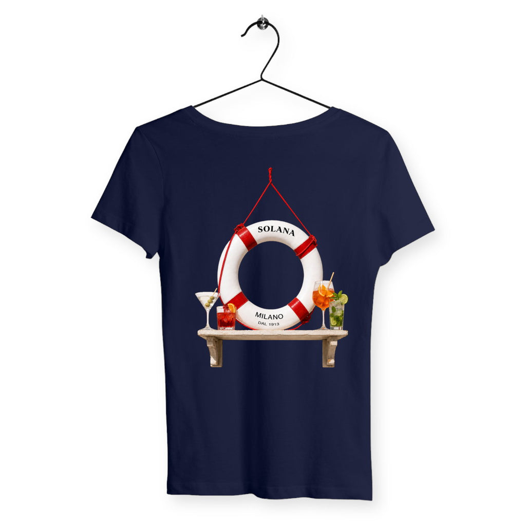 T-shirt Femme Boué - dos_marine