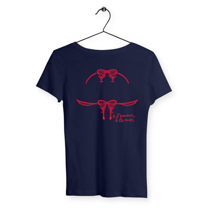 T-shirt Femme Bikini - dos_marine