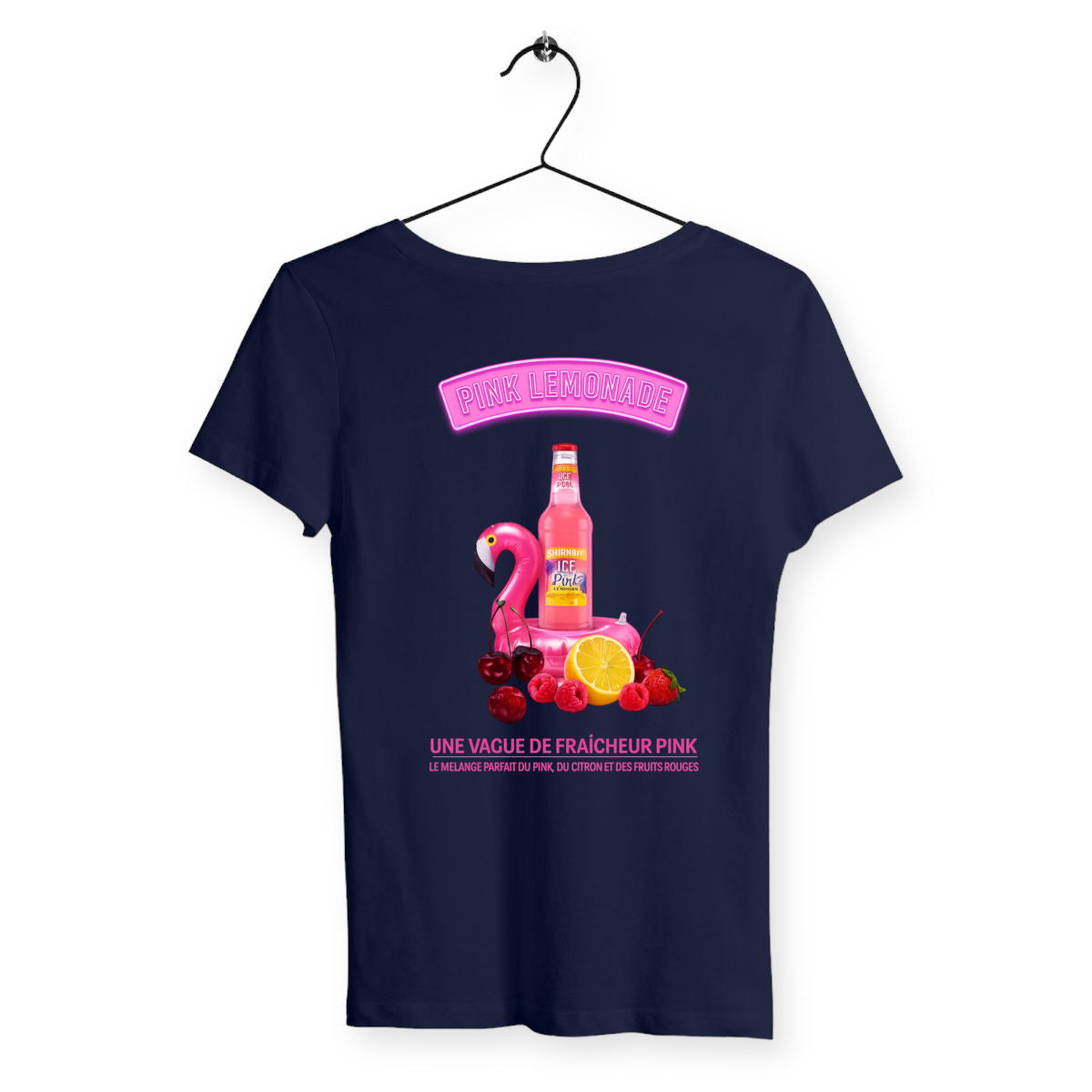 T-shirt Femme Pink Lemonade - dos_marine