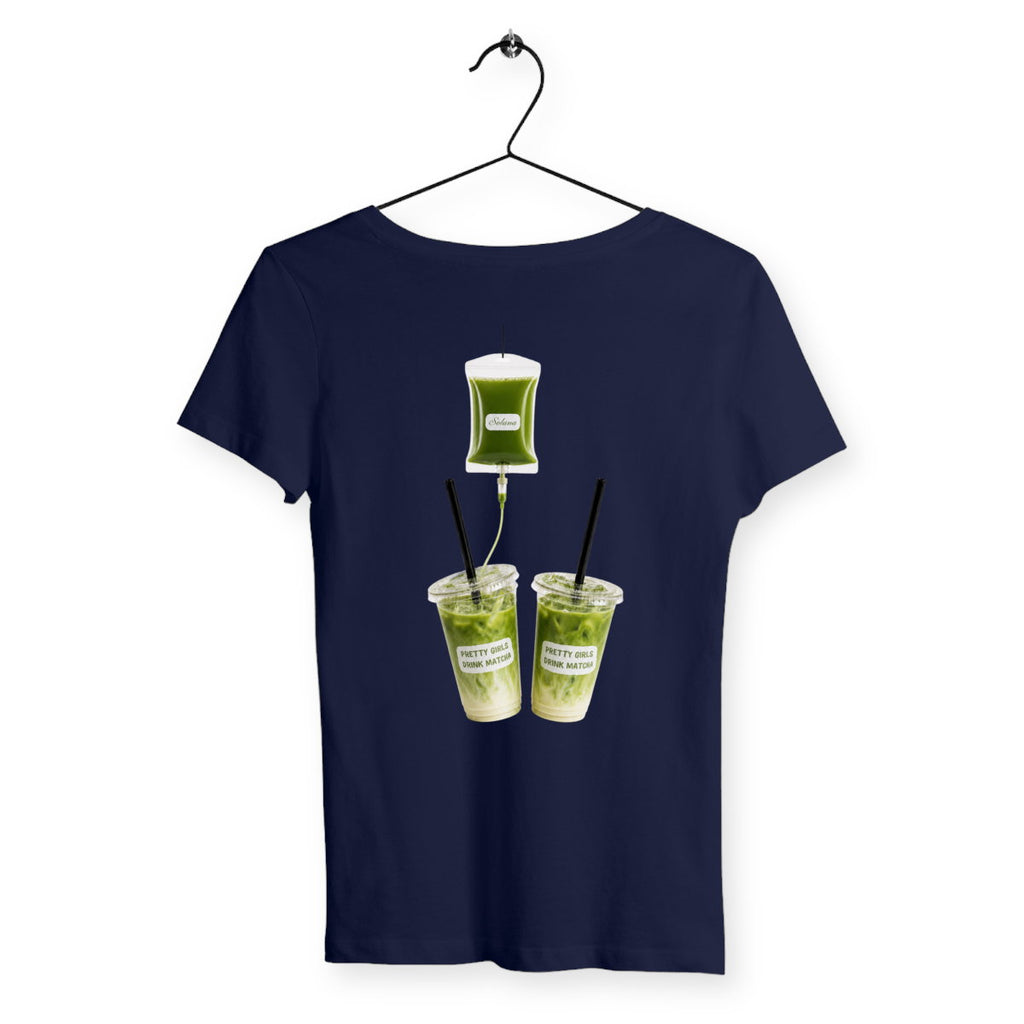 T-shirt Femme Matcha - dos_marine