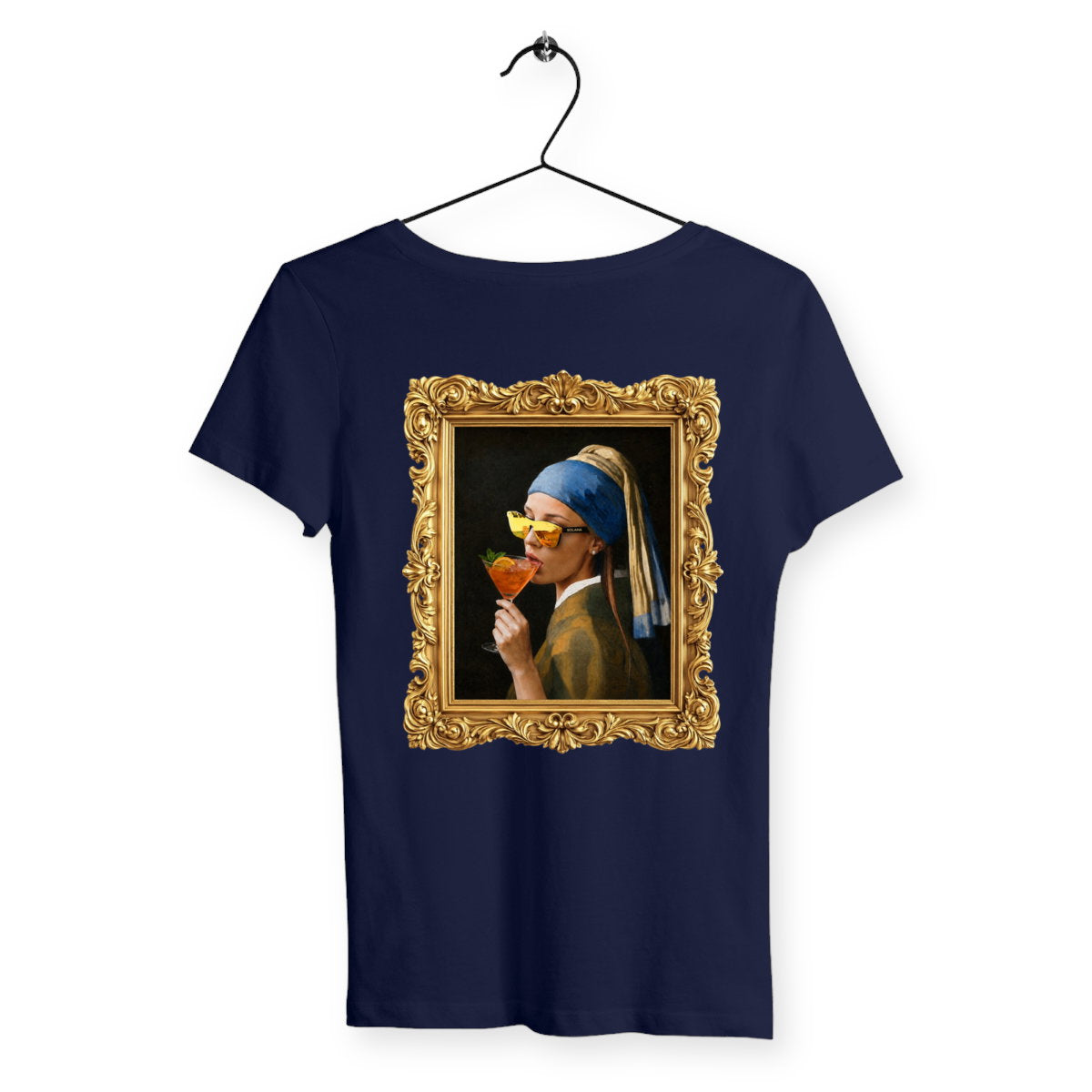 T-shirt Femme Royauté - dos_marine