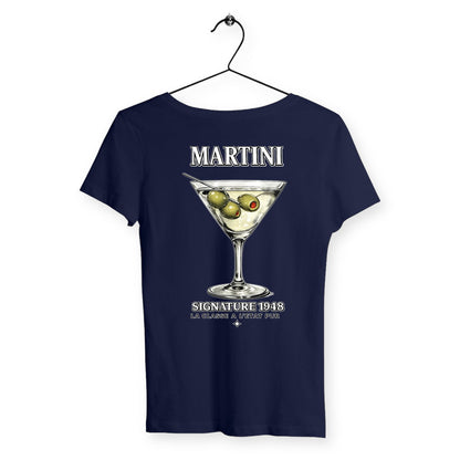 T-shirt Femme Martini - dos_marine