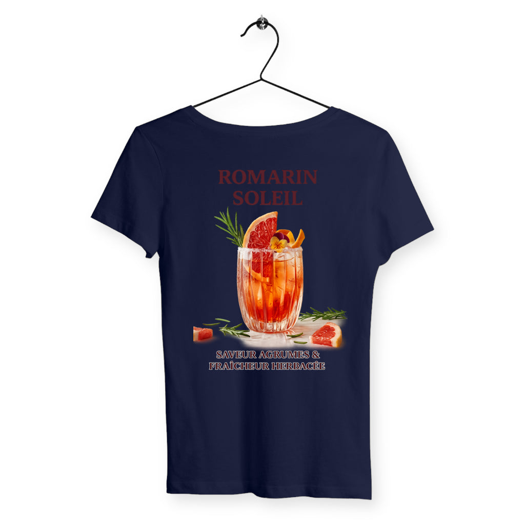 T-shirt Femme Romarin Soleil - dos_marine
