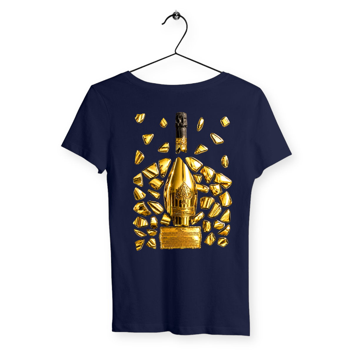 T-shirt Femme Brignac - dos_marine