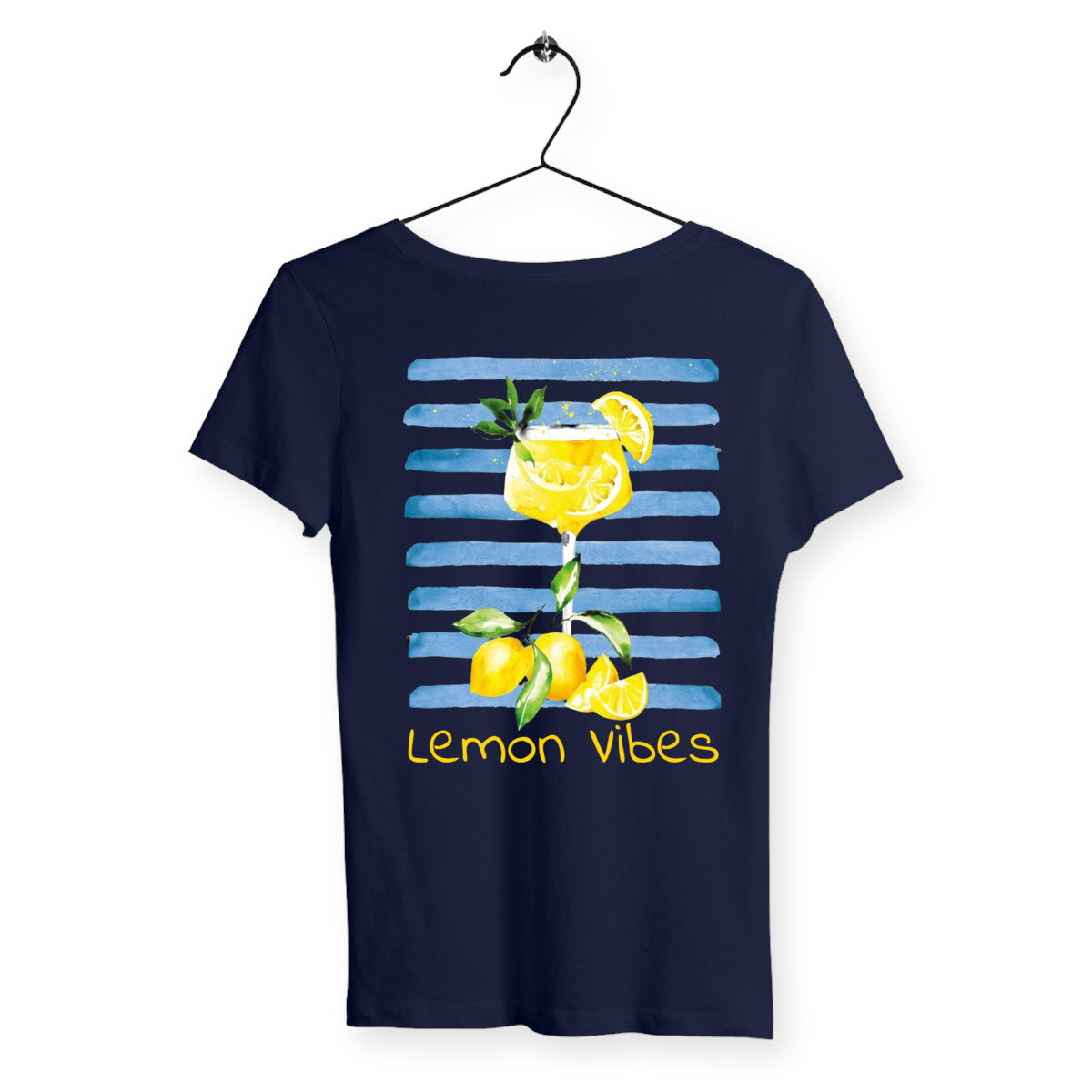 T-shirt Femme Lemon Vibes - dos_marine
