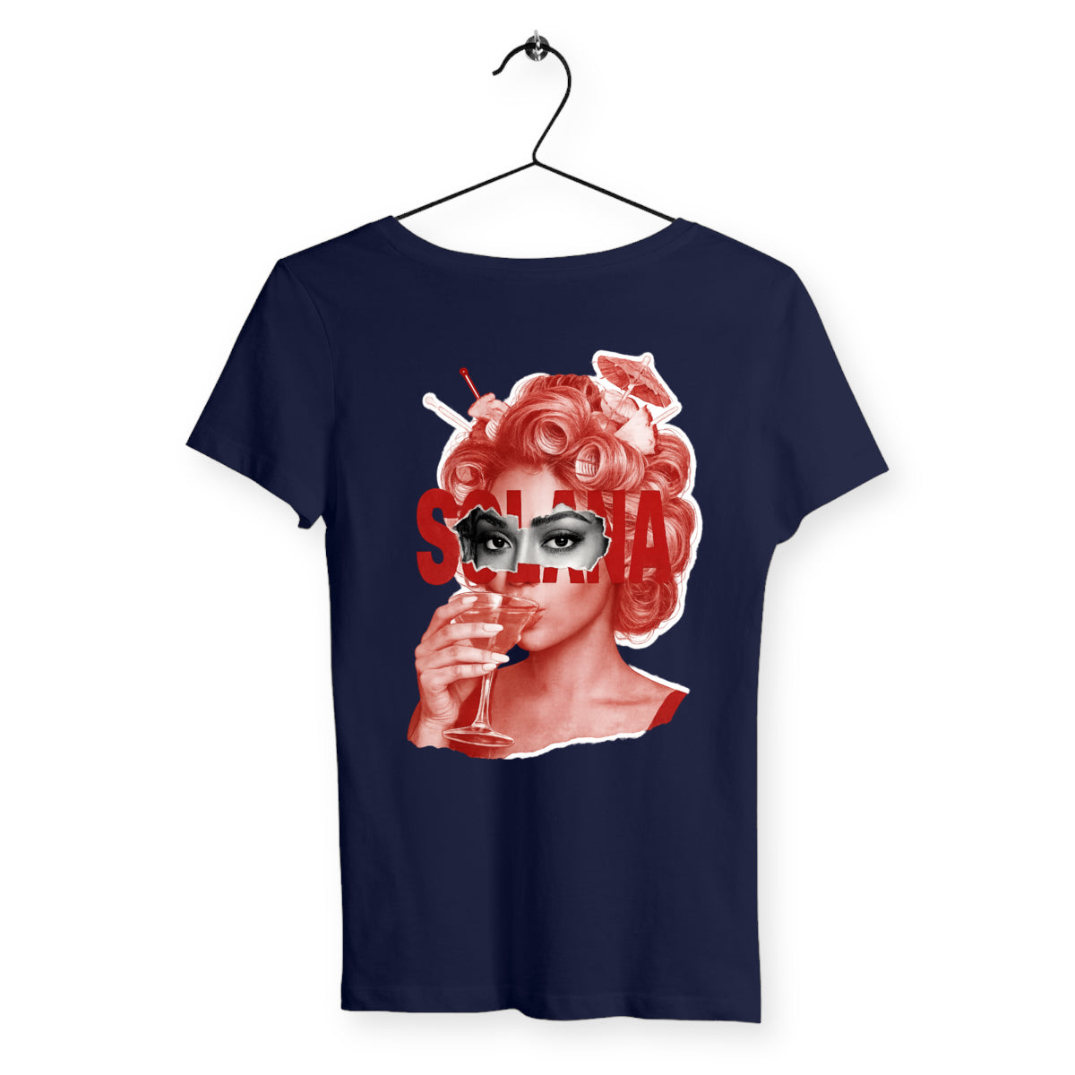 T-shirt Femme sol'10 - dos_marine