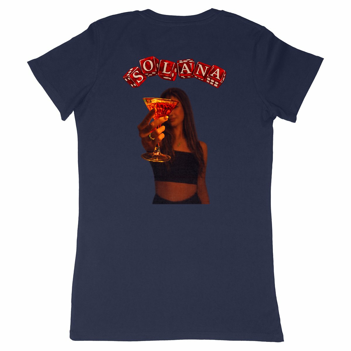 T-shirt Femme Black Jack - dos_marine