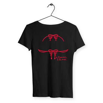 T-shirt Femme Bikini - dos_noir