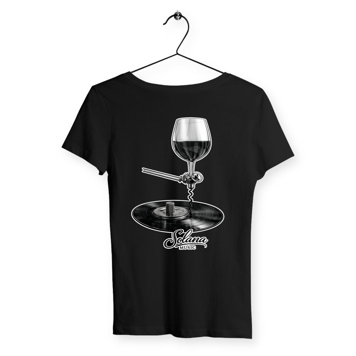 T-shirt Femme Solazique - dos_noir
