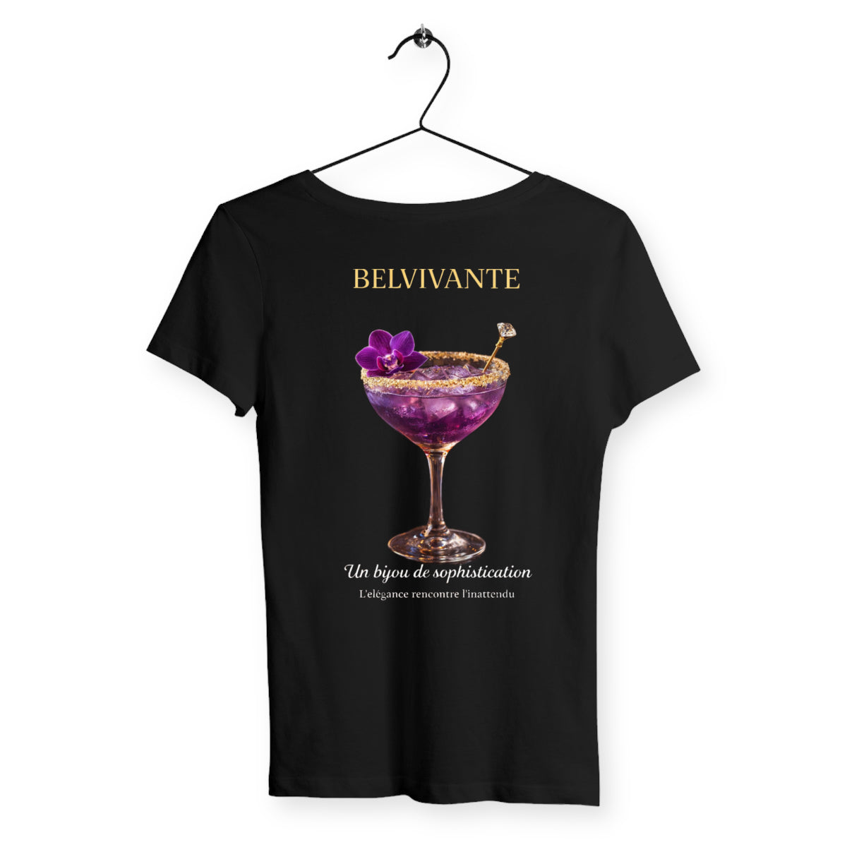 T-shirt Femme Belivante - dos_noir