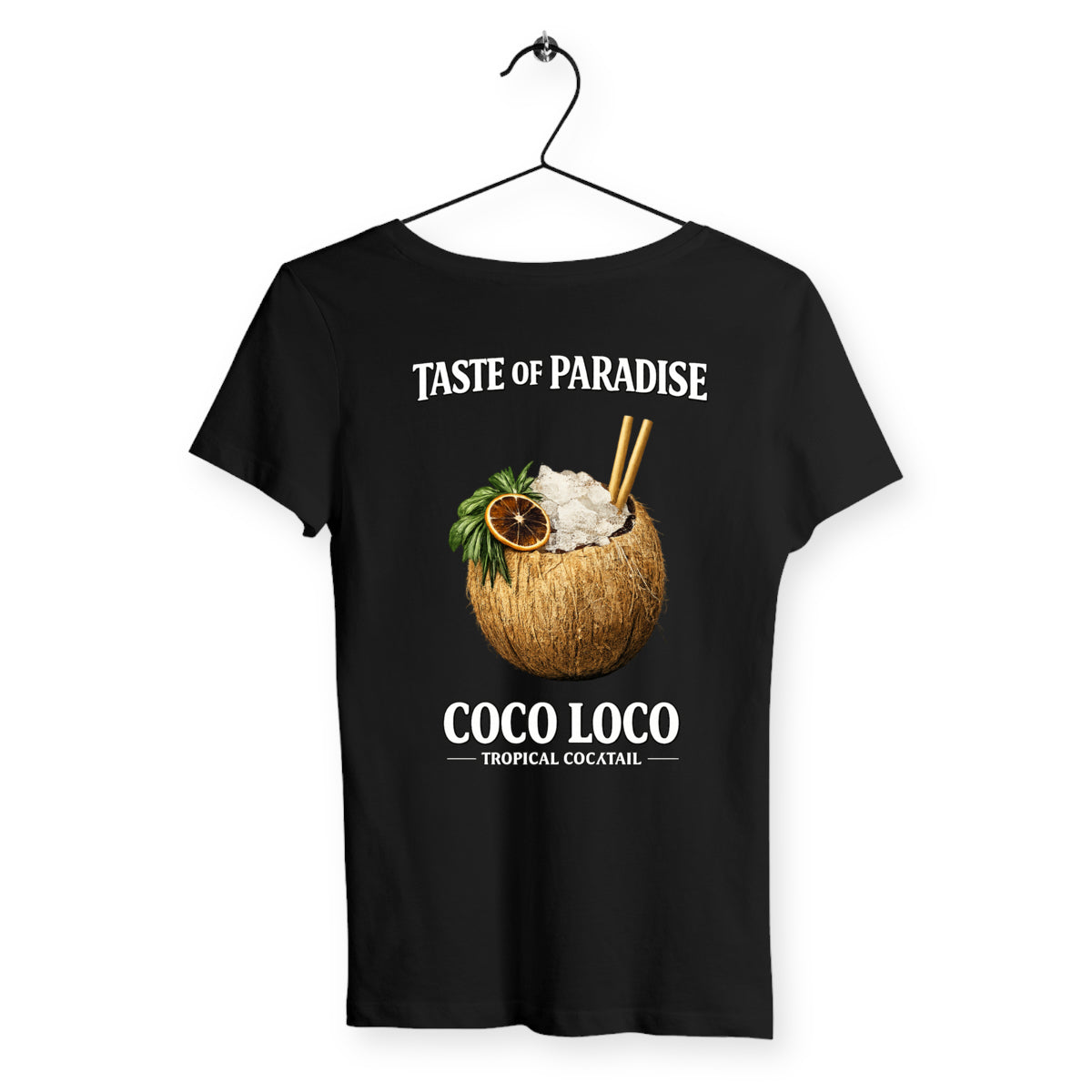 T-shirt Femme Coco Loco - dos_noir