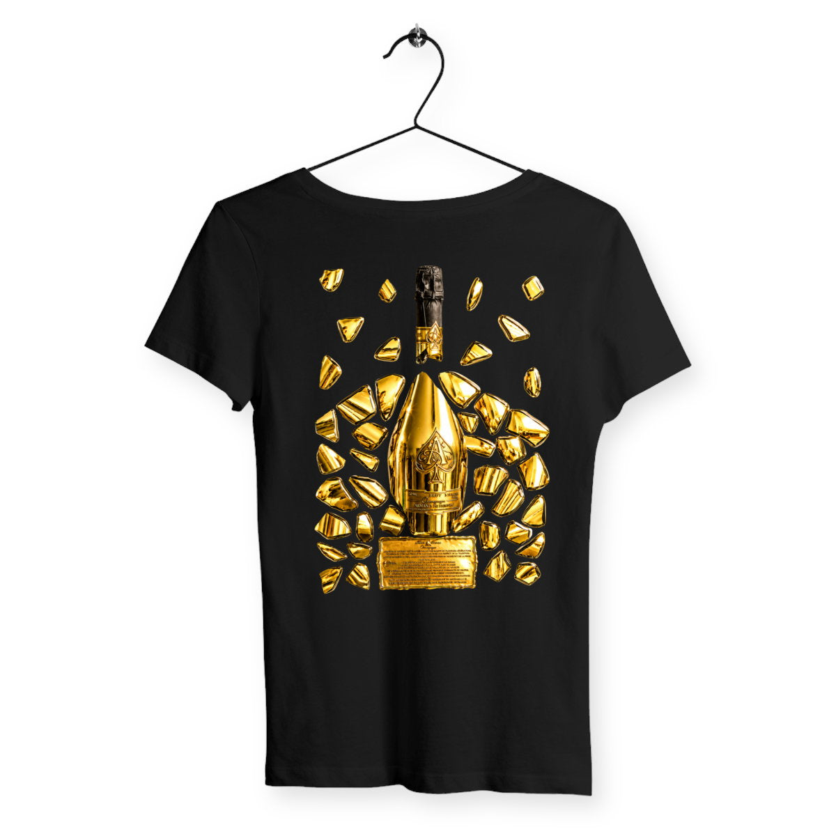 T-shirt Femme Brignac - dos_noir