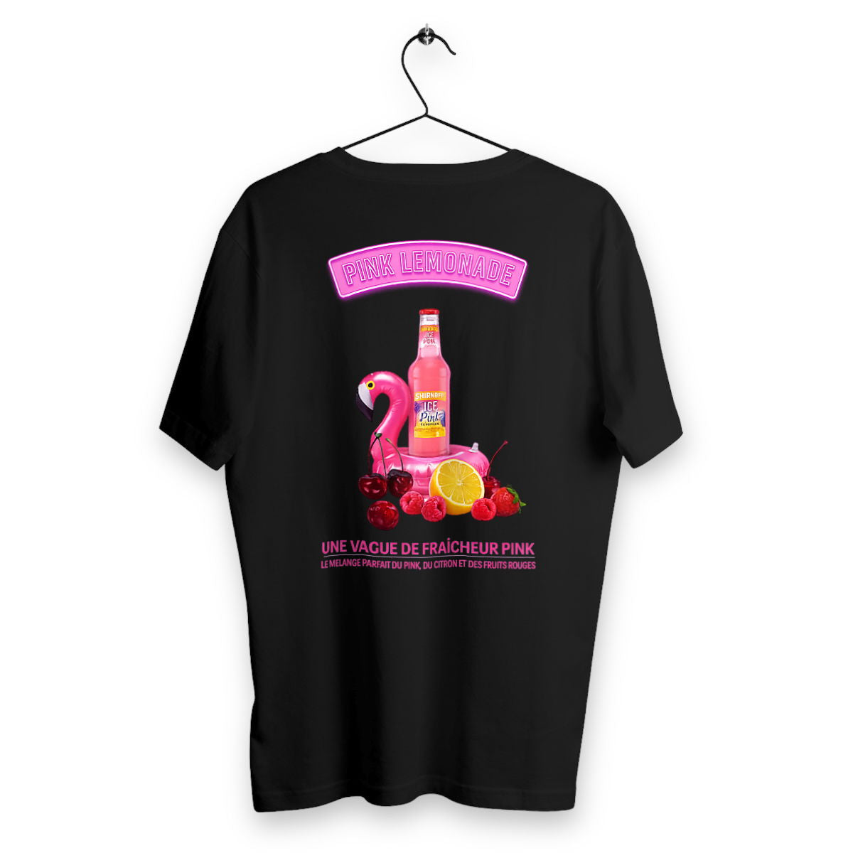 T-shirt Homme Pink Lemonade - dos_noir