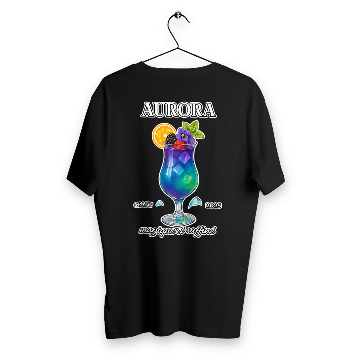 T-shirt Homme Aurora - dos_noir