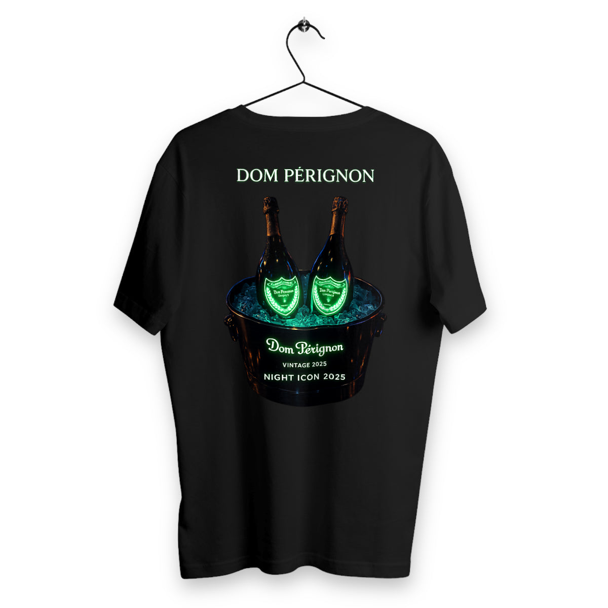 t-shirt homme dom pérignon - dos_noir