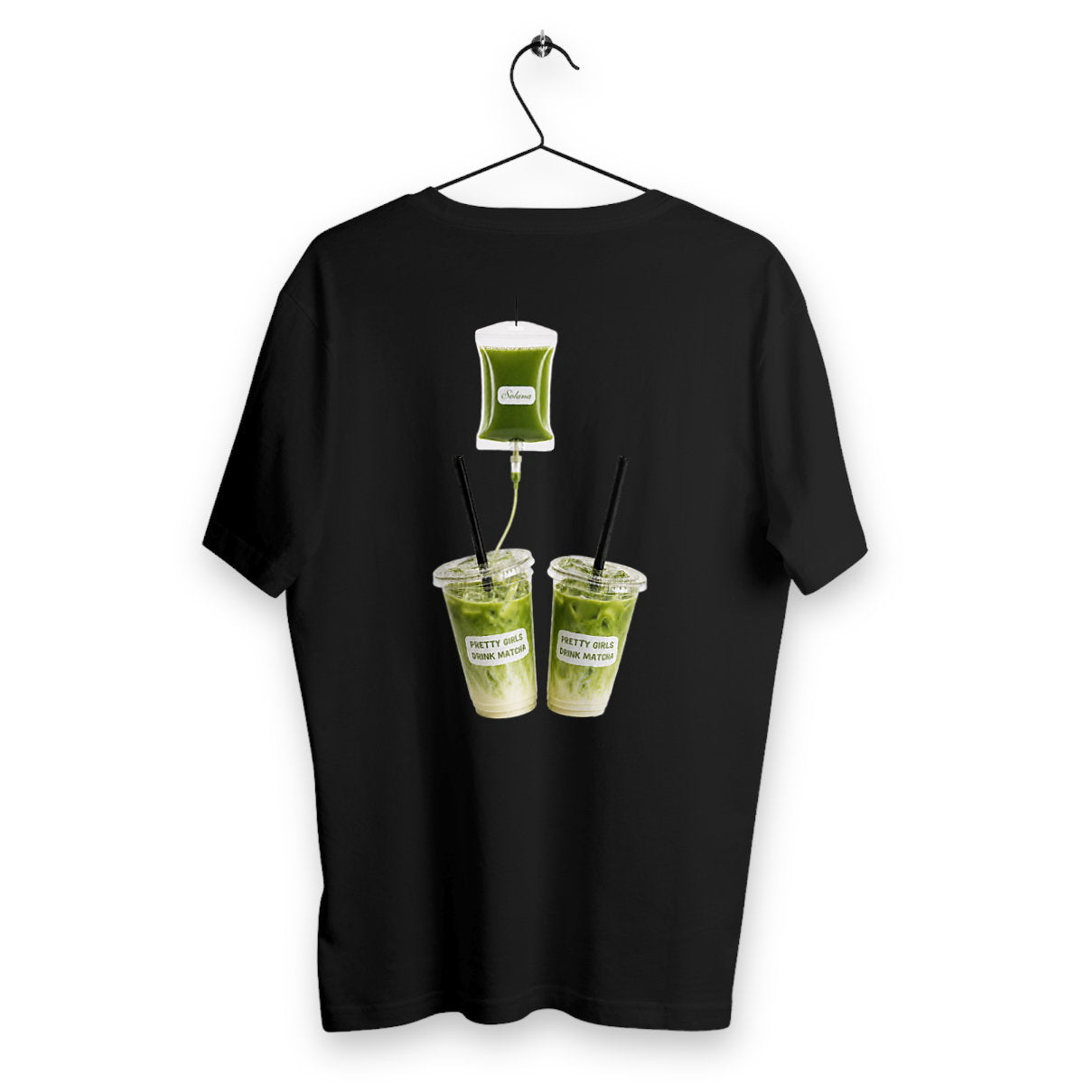 T-shirt Homme Matcha - dos_noir