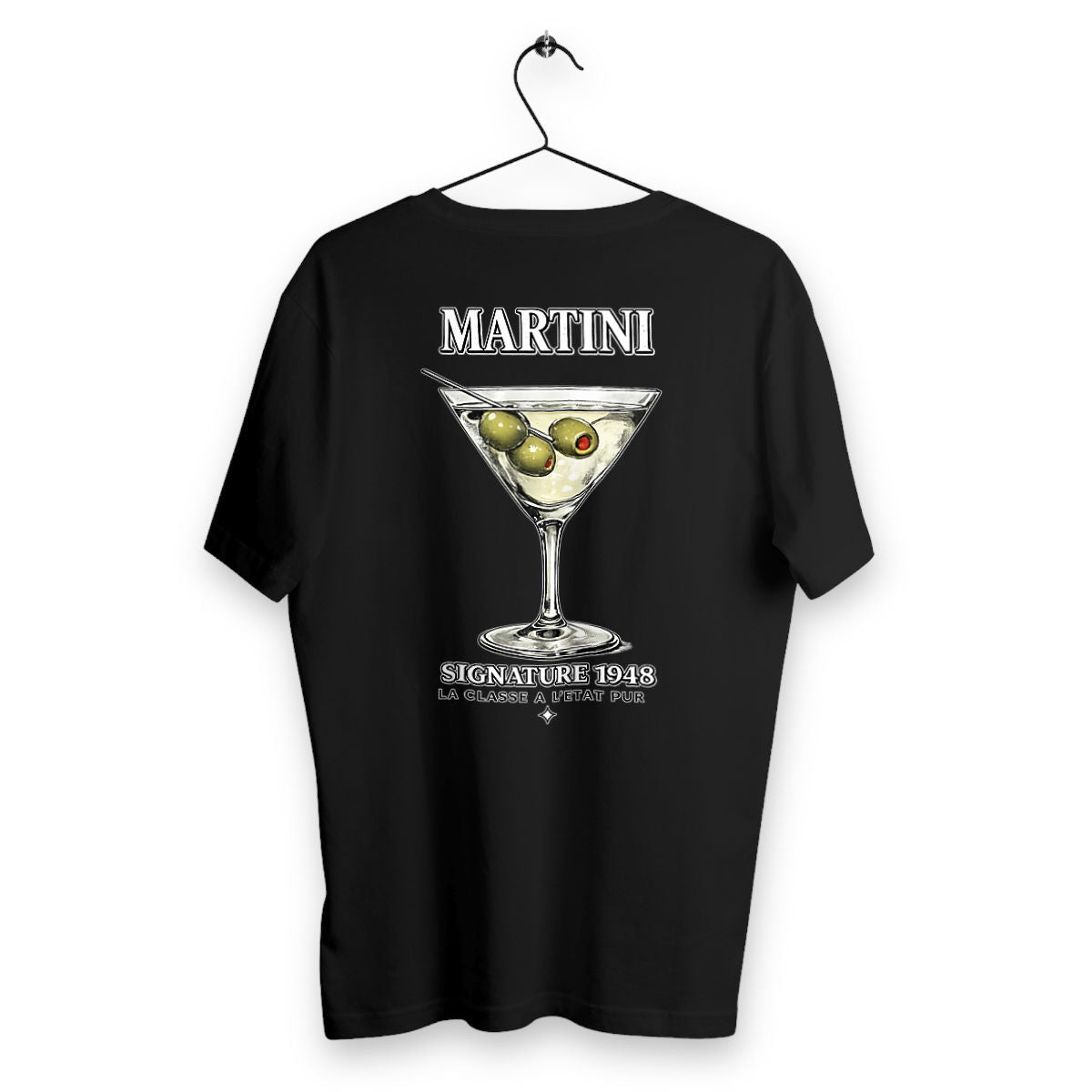 T-shirt Homme Martini - dos_noir